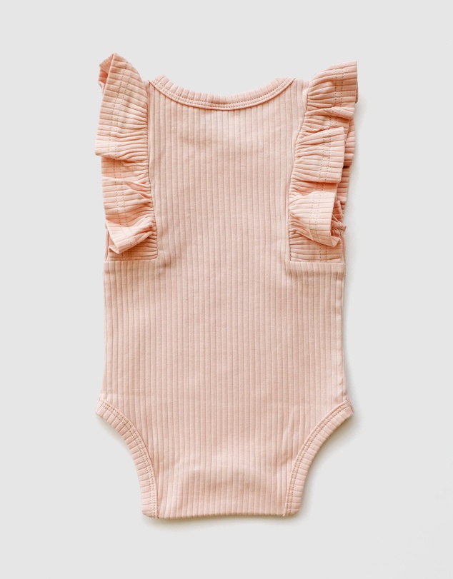 WITH LOVE FOR KIDS - Shimmy Wide Rib Tank Onesie - Babies
