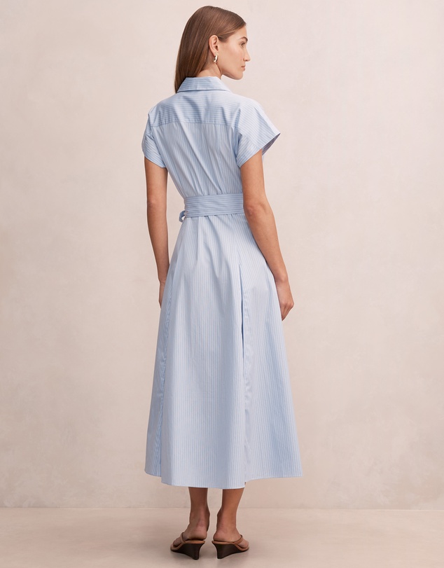 Forever New - Mina Striped Shirt Midi Dress