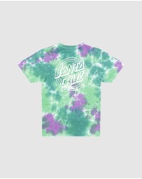 Santa Cruz - Industrial Dot Mono Tee - Teens