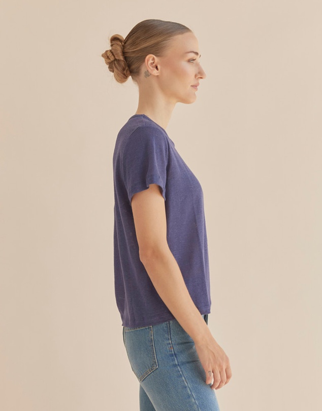 Amelius - Coogee Linen Crew Neck Tee