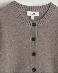 COS - Merino Wool Short-Sleeved Cardigan