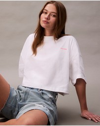 Calvin Klein - Jersey Cropped Boxy Tee