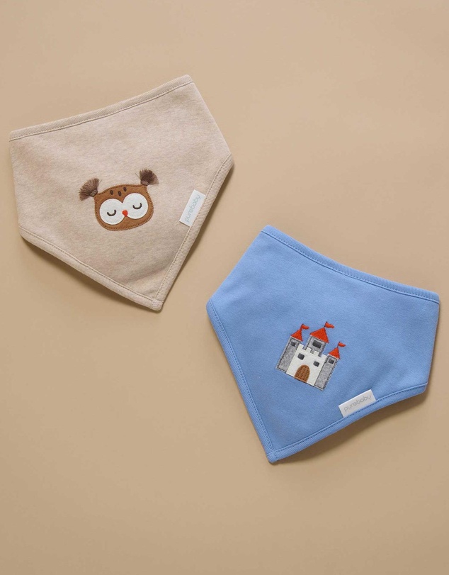 Purebaby - Bandana Bib -Kids-Babies