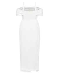 City Chic - Plus Size Forbidden Love Maxi Dress - ivory