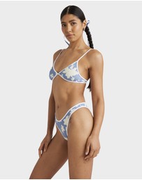 RVCA - Womens Fleur Fixed Tri Bikini Top