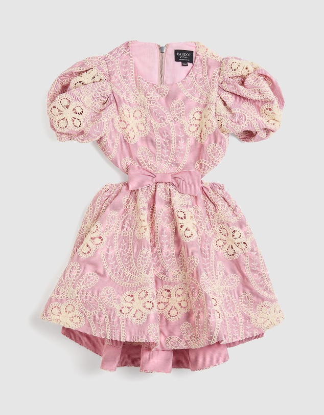 Bardot Junior - Bella Stripe Mini Dress - Kids-Teens