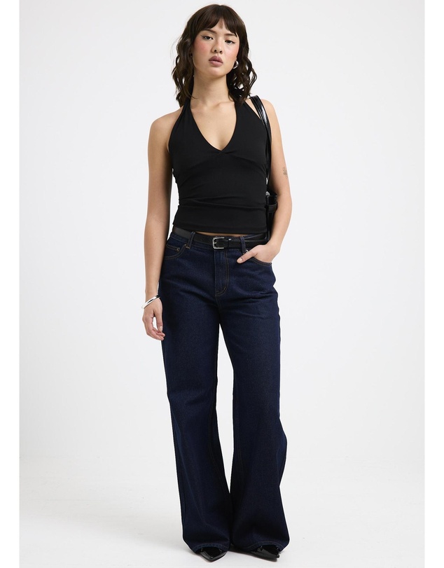 General Pants Co. Basics - Plunge Halter Top