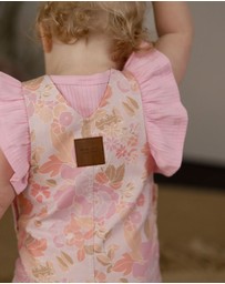 WITH LOVE FOR KIDS - Hazel Denim Pinafore Dress - Babies - Kids