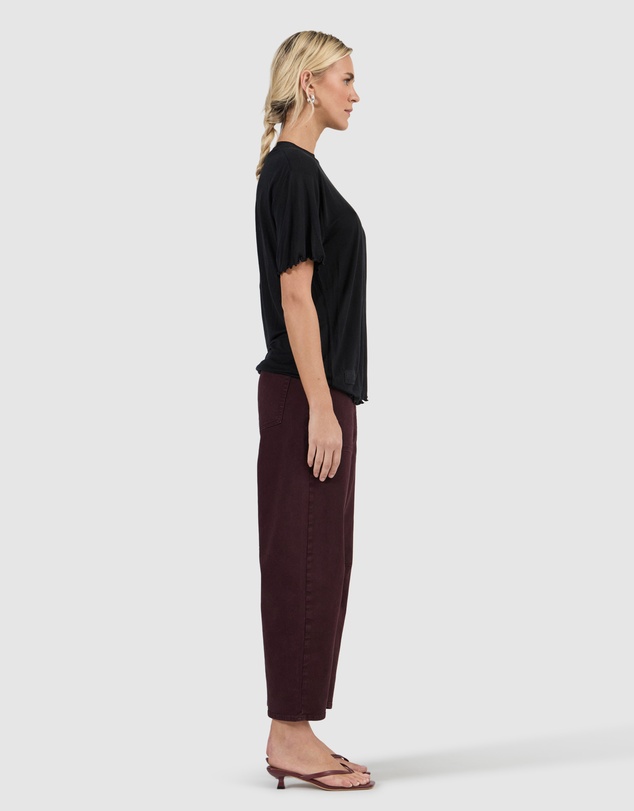 Rolla's - Sheer Lyocell Tee - Black