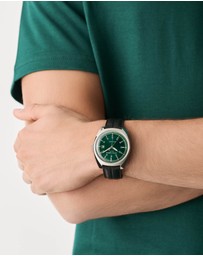 Aston Martin - TS2 Automatic Black Leather Strap Watch