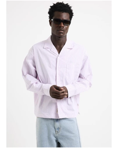 Arvust - Box Striped Long Sleeve Shirt