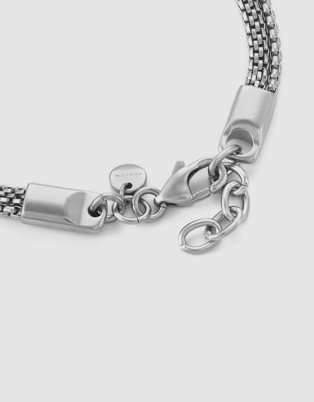 Skagen - Tov Mesh Silver Tone Bracelet