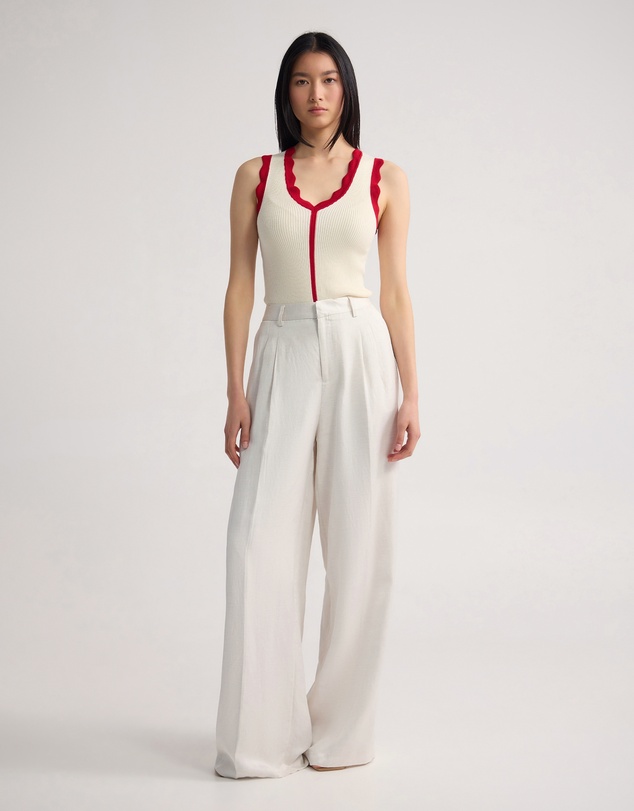 Oxford - Cameron Pleat Front Pant
