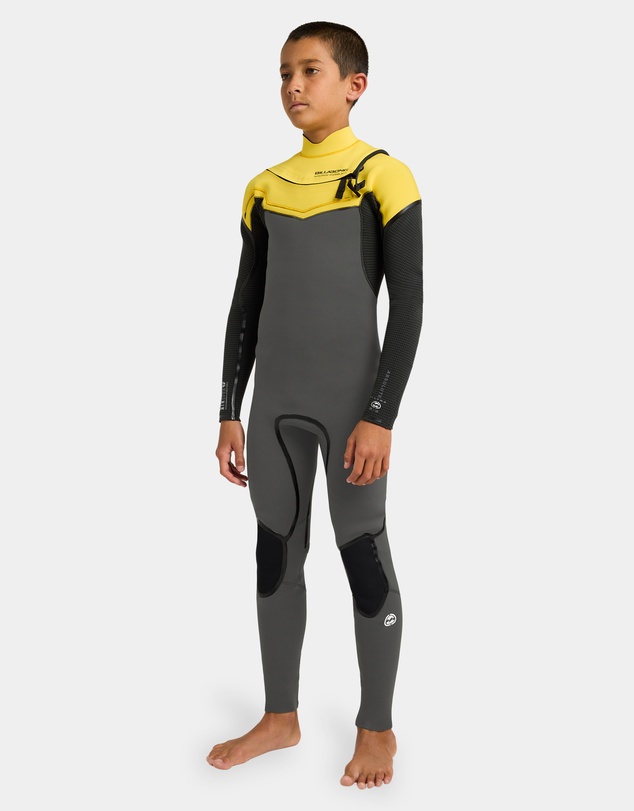 Billabong Kids - Boys 6 to 16 3/2mm Absolute Ultra Chest Zip Wetsuit