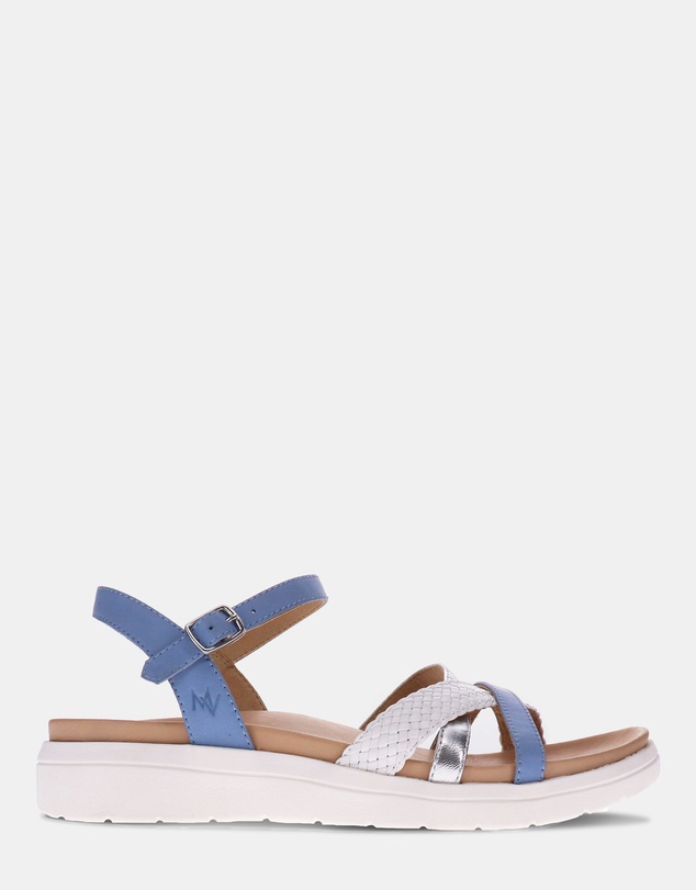 Mia Vita - Banks Sandal - Blue Multi