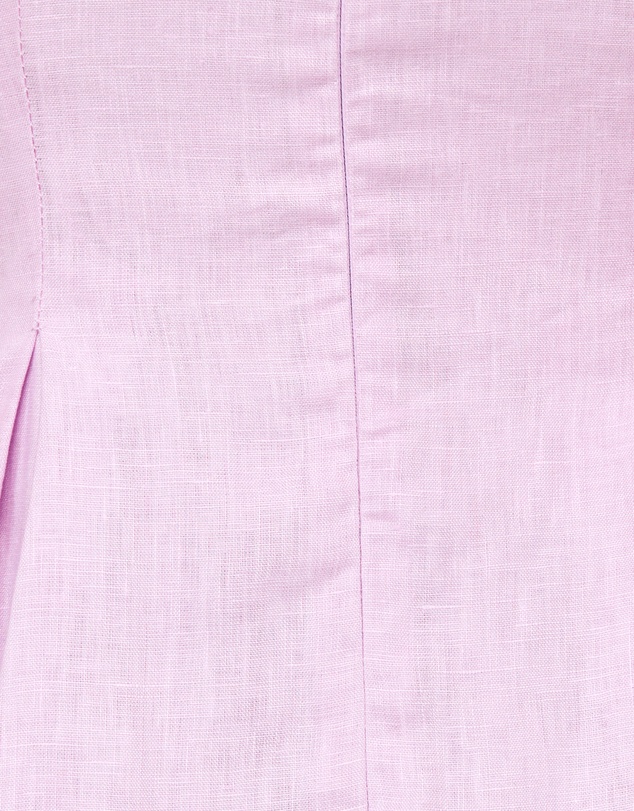AERE - Inara Pleated Linen Midi Dress