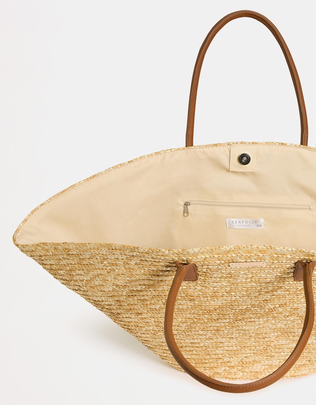 Seafolly - Straw Fan Tote Bag
