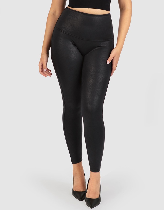 B Free Intimate Apparel - Faux Leather Leggings