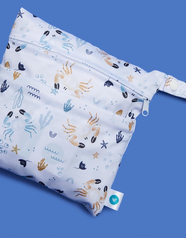 itti bitti - Reusable Swim Nappy + Small Double Pocket Wetbag - Babies-Kids