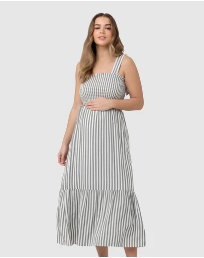 Ripe Maternity - Ollie Smocked Dress