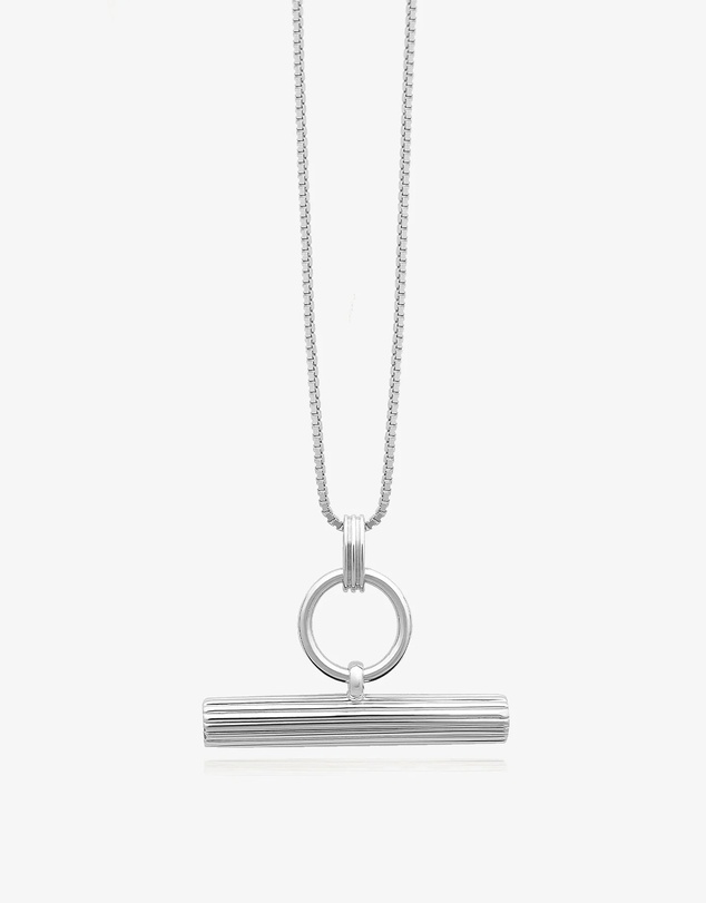 Rachel Jackson - T-Bar Silver Necklace