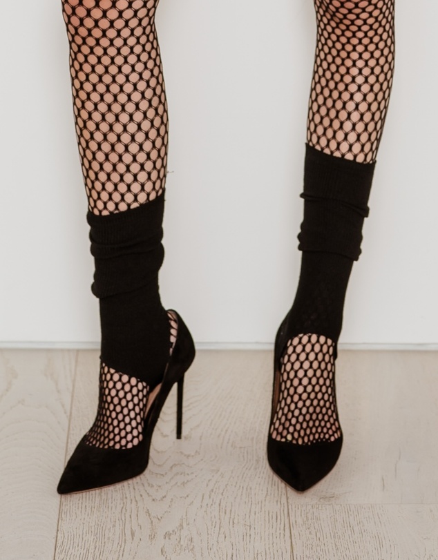 High Heel Jungle - Marnie Opaque Stirrup Socks