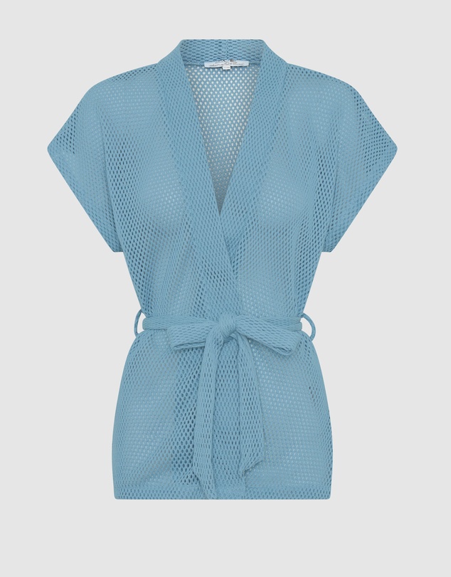 Arms Of Eve - Sardinia Wrap Top - Bluebell