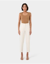 Forcast - Soho Rounded Square Neck Top