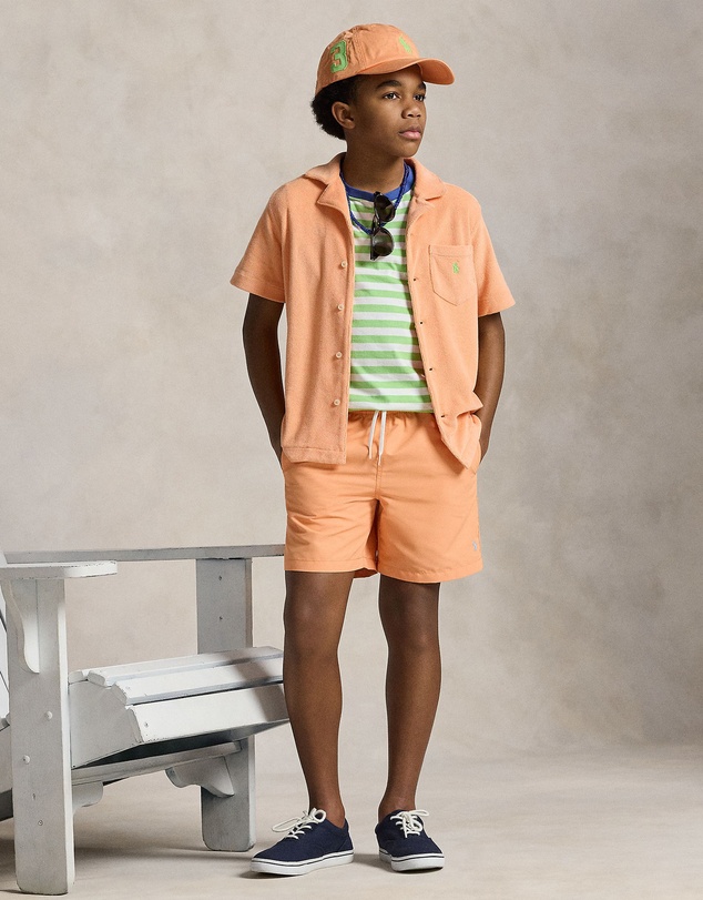 Polo Ralph Lauren - Striped Cotton Jersey Pocket Tee - Teens
