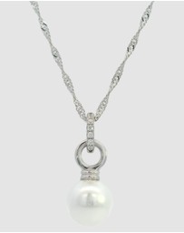 Georgini - Georgini Adagio Pearl Duo Pendant Silver