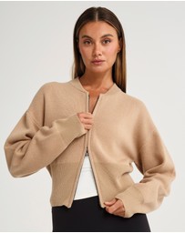 All Fenix - Two Way Zip Knit Bomber