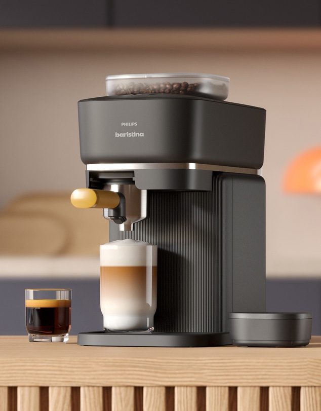 Philips - Baristina Espresso Machine Silhouette Black