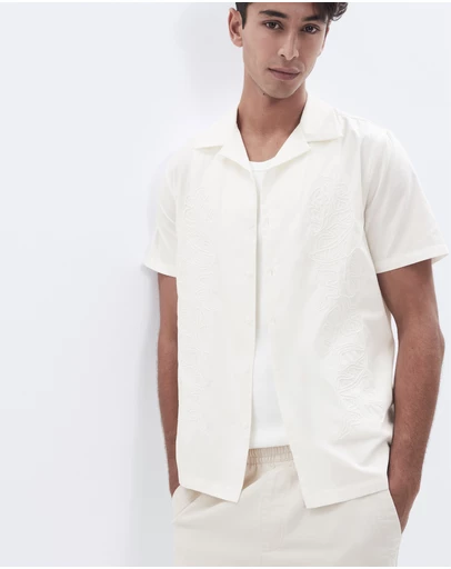 UNISON - Embroidered Regular Fit Shirt