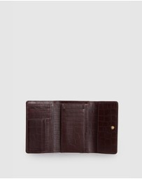 Evity - RFID Lila Croc Emboss Med Wallet
