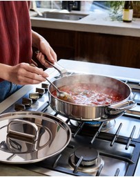 Joseph Joseph - Space Steel 6-piece Stainless-steel Cookware Set with Folding Handles