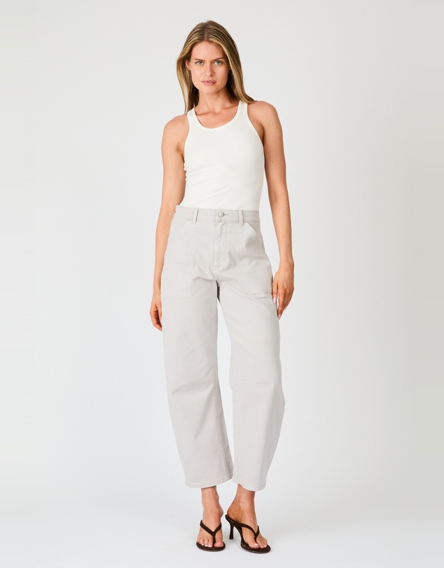 Rolla's - Gigi Barrel Trade Pants - Silver Grey