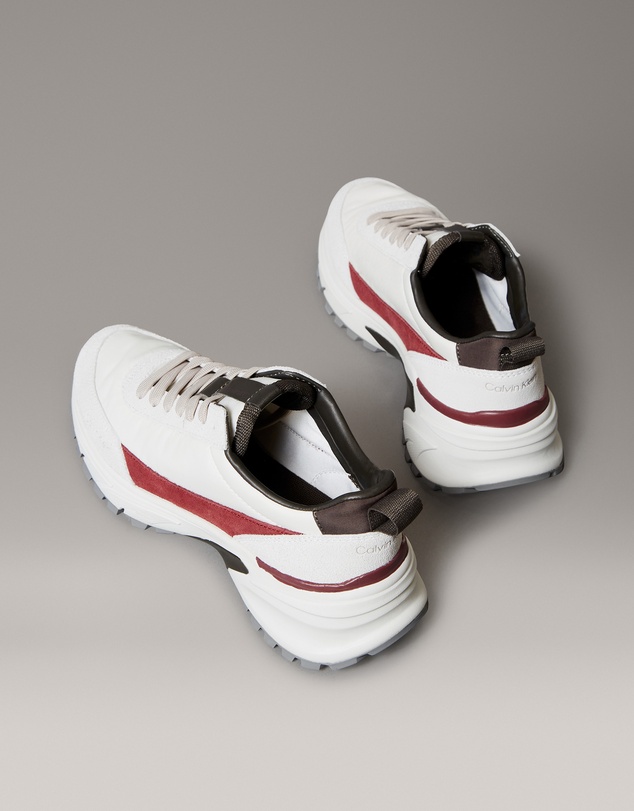 Calvin Klein - Suede and Nylon Runner Trainers