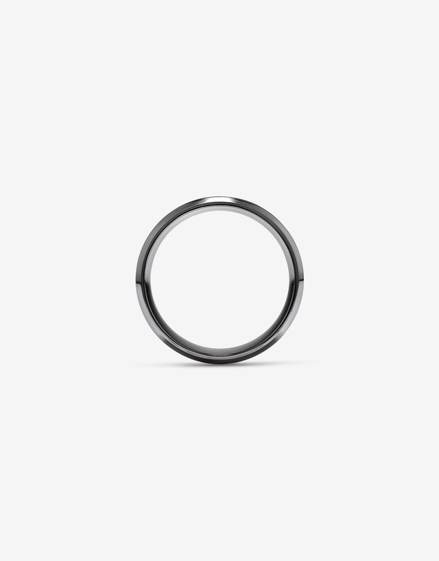 Michael Hill - 8mm Brushed Dome Wedding Band in Tantalum and 10kt White Gold