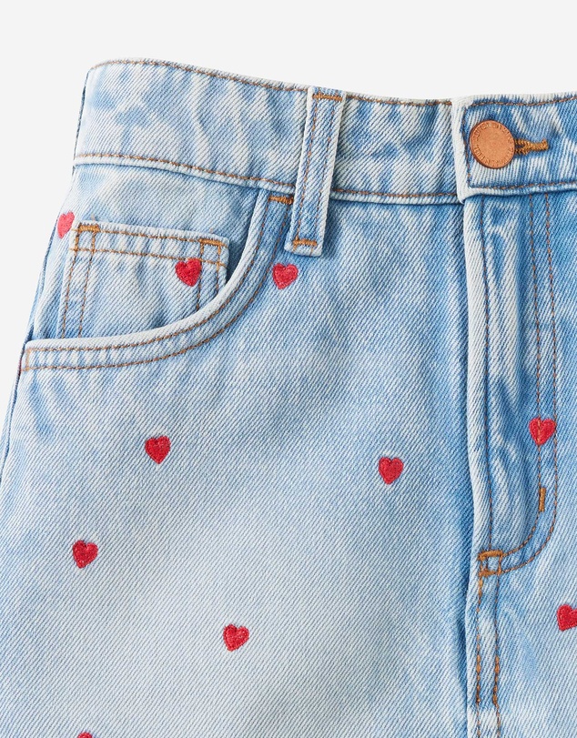 Cotton On Kids - Alayna Aline Denim Skort