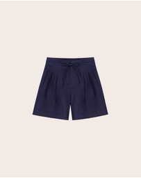 IDA+S - Frances Linen Shorts