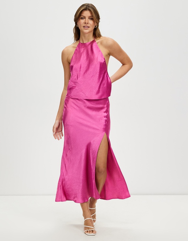 Third Form - Crush Bias Split Maxi Skirt