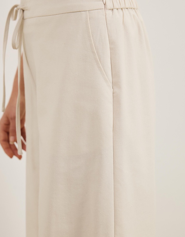 Atmos&Here - Rubi Straight Leg Linen Blend Pants