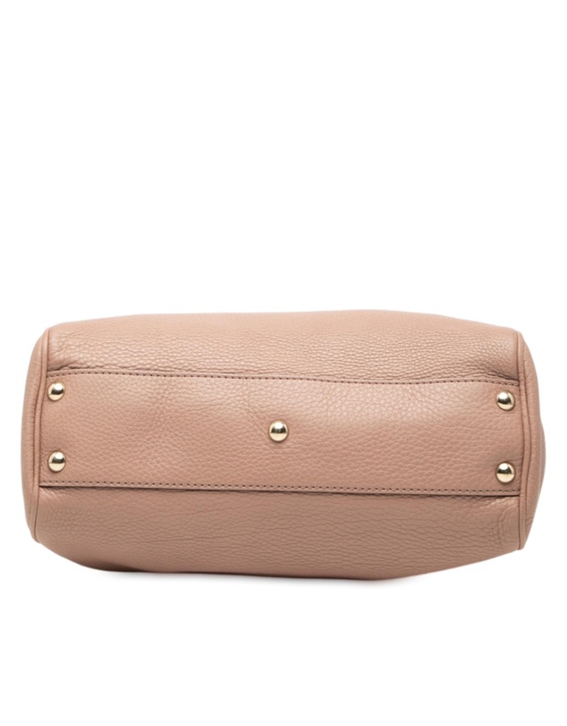 Pre-Loved by Azura Reborn - Pre-Loved Small Calfskin Bamboo Shopper Satchel