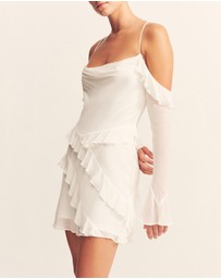Shona Joy - Lira Long Sleeve Ruffle Mini Dress
