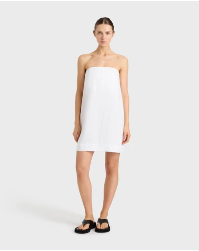 BONDI BORN - Delphi Strapless Mini Dress