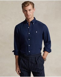 Polo Ralph Lauren - Custom Fit Linen Shirt- ICONIC EXCLUSIVE