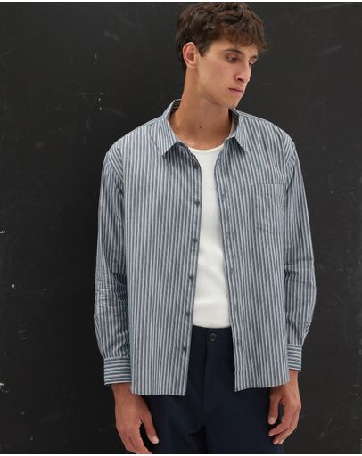 Dark Blue Stripe