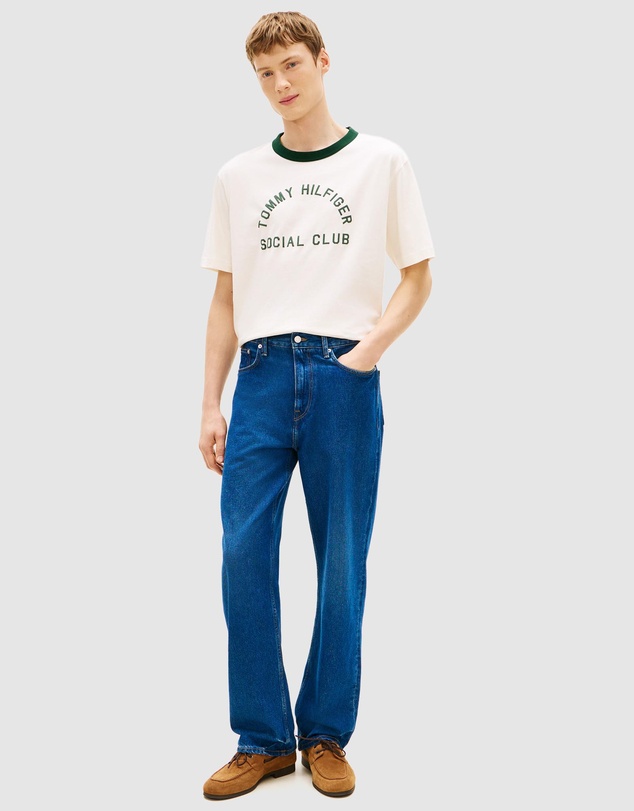Tommy Hilfiger - Contrast Crew Neck Relaxed Jersey T-Shirt