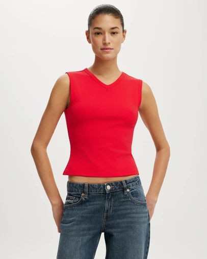 Cotton On - 90s V Neck Tank