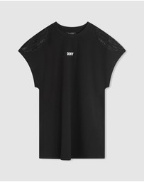 DKNY - Short Sleeved Dress - Kids-Teens